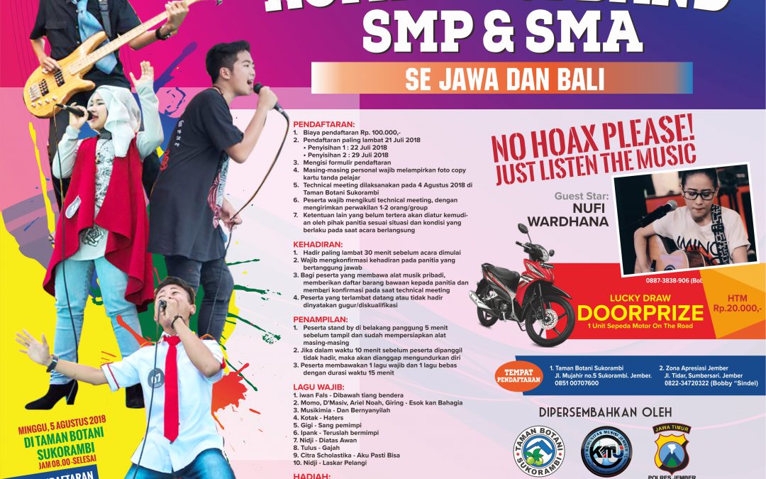Yuk, Bersiap Ikut Kompetisi Band SMP dan SMA